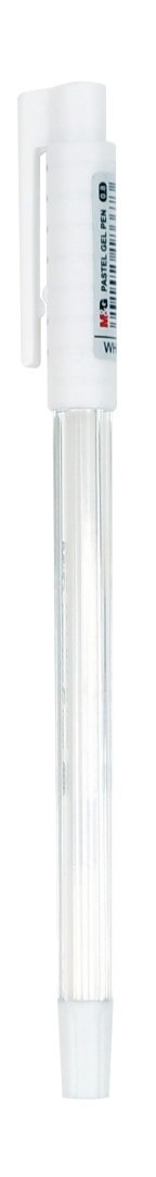Długopis żelowy OfficeG, 0.8mm, biały, MG MG AGP13277