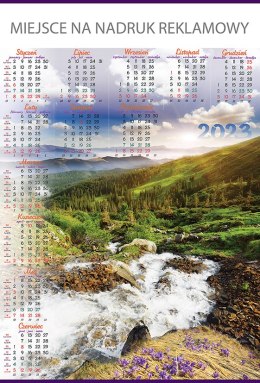 Kalendarz Plakatowy B-1, P03 - OSADA 2024 TELEGRAPH