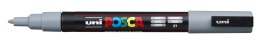 Marker z tuszem pigmentowym PC-3M szary POSCA UNPC3M/DSZ