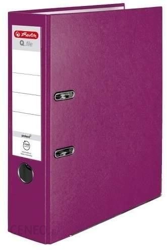 Segregator Q.FILE A4, 8 cm, PP jagodowy 300004844 HERLITZ