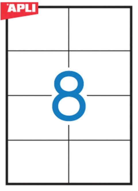 Etykiety 03140 105*74 (100) permanentne APLI 1279 (X)