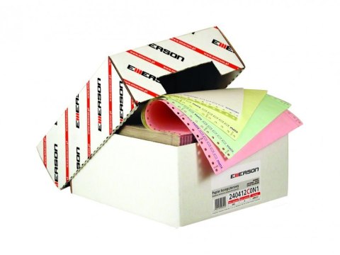 Papier komputerowy/składanka 390x12"x1, Z/O/P, 60g, 2000skł. 390112B060E EXTRA BIEL EMERSON