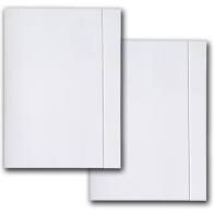 Teczka z gumką biała bezkwasowa 250g nadruk BARBARA 821003N