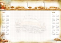 Terminarz - Planer A2 z listwą 2026 Auto Michalczyk i Prokop T-1-A2-6 kalendarz biuwar