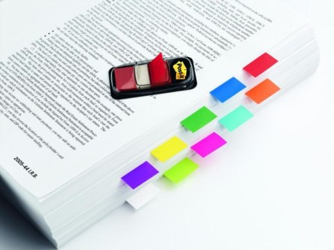 Zakładki indeksujące POST-IT_ (680-R2EU), PP, 25,4x43,2mm, 2x50 kart., czerwone