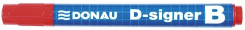 Marker sucho.D-SIGNER B czerwo ny okr.7372001-04PL DONAU (X) SALE