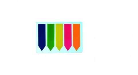 Zakładka indeksująca DOTTS 45x12 5x25kartek neonowa strzałka