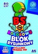 Blok kolorowy barwiony w masie ASTRAPAP A4 80g 15 ark BS&Rabbit, 106021003