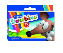 Kredki świecowe BAMBINO 18 kol.