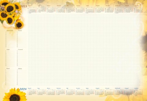 Terminarz-Planer B3 z listwą 2026 Słoneczniki Michalczyk i Prokop T-2-B3-3 kalendarz