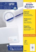 Etykiety uniwersalne 3424 105 x 48 100 ark. Trwałe, białe Avery Zweckform SALE