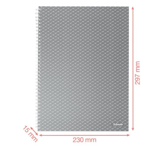 Kołonotatnik ColourBreeze A4, w kratkę, zielony Esselte 628477