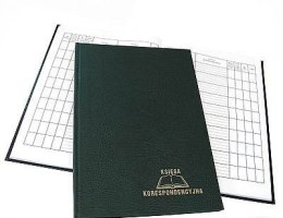 Nowy inkdeks ks 1320088 Księga korespondencyjna 300 k. zielona WARTA 1824-229-018 WARTA