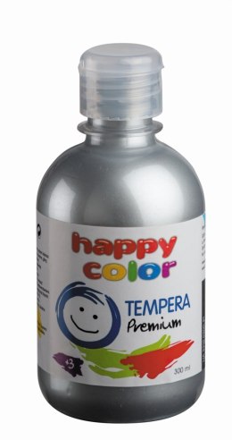Farba Tempera Premium 300ml, srebrny, Happy Color HA 3310 0300-81