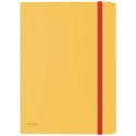 Teczka z gumką i kieszonką Leitz Cosy, PP, żółta 46190019 A4