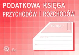 Podatkowa księga przychodów i rozchodów A4, 48 stron offset 10-K-1U DOTTS