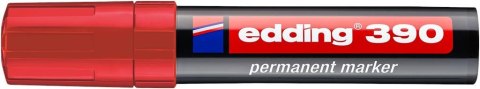 Marker permanentny ścięta końcówka 4-12 mm czerwony Edding 390/002/CZ
