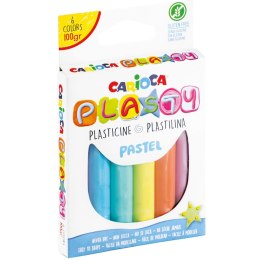 Plastelina pastelowa 100g 6 kolorów bezglutenowa CARIOCA 170-2525 SALE