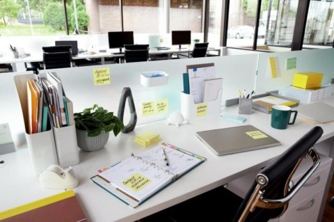 Bloczek samoprzylepny POST-IT_ w linie (630-6PK), 76x76mm, 6x100 kart., żółty (X)