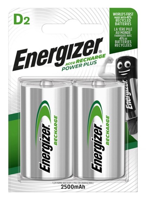 Bateria akumulatorek ENERGIZER HR20 (2szt.) POWER PLUS D 1.2V 2500mAh