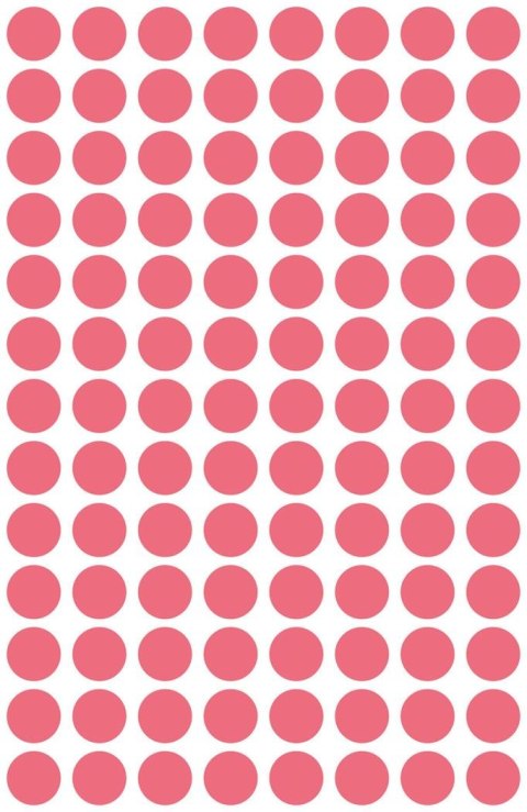 Kółka do zaznaczania 3177 Q8 czerwone neonowe 4 ark., Avery Zweckform