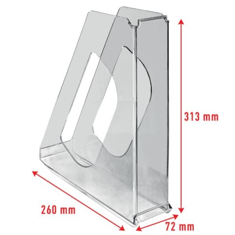 Pojemnik na dokumenty pełna wysokość Europost, przezroczysty Esselte 628226