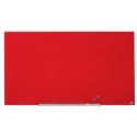 Szklana tablica Nobo Impression Pro 1260x710mm, czerwona