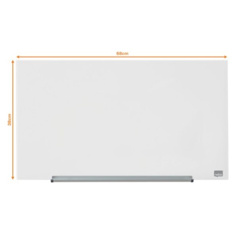 Szklana tablica Nobo Impression Pro 680x380mm, lśniąca biel 1905175