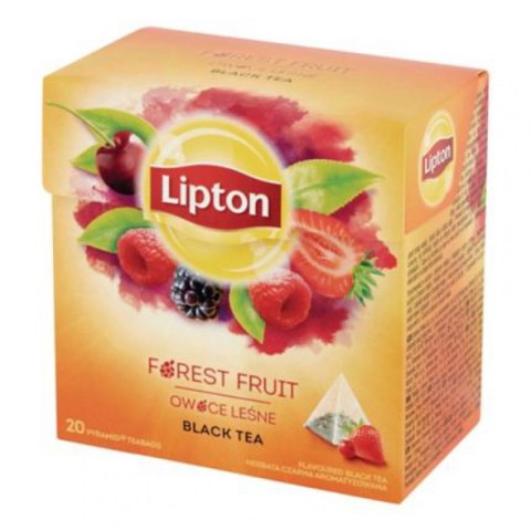 Herbata LIPTON PIRAMID FOREST FRUIT owoce leśne (20 saszetek) czarna
