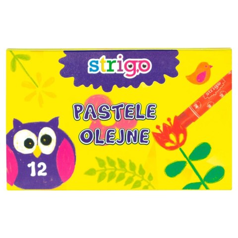Pastele olejne 12 kolorów STRIGO SSC027