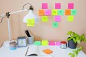 Bloczek samoprzylepny POST-IT_ Super sticky, (654-6SS-MIA), 76x76mm, 6x90 kart., paleta Miami