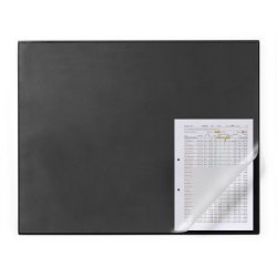 Podkład na biurko z zabezpieczeniem krawędzi 650x500mm czarny DURABLE 729301 SALE
