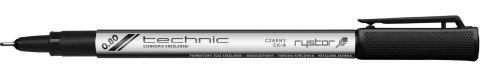 Cienkopis kreślarski 0.8 CK-08/A czarny 403-080 RYSTOR