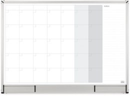 Tablica planer miesięczny 120 x 90 cm, rama aluminiowa, TP007 2x3