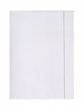 Teczka z gumką A3+ biała INTERDRUK