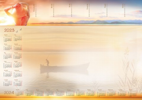 Terminarz - Planer A2 z listwą 2026 Lato Michalczyk i Prokop T-1-A2-1 kalendarz biuwar