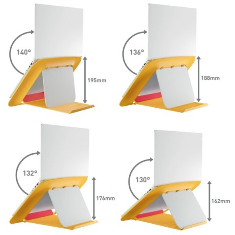 Podstawka pod laptopa Ergo Cosy, żółta Leitz 64260019