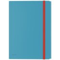 Teczka z gumką i kieszonką Leitz Cosy, PP, niebieska 46190061