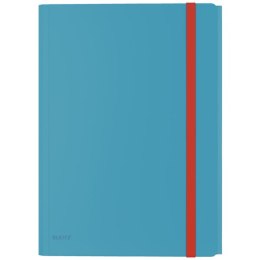 Teczka z gumką i kieszonką Leitz Cosy, PP, niebieska 46190061