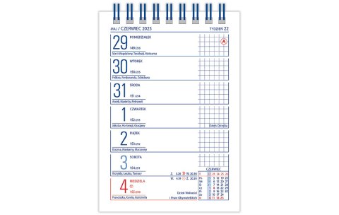 Kalendarz biurowy MINI ZODIAK 2026 (H7) TELEGRAPH