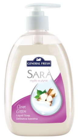Mydło w płynie SARA 500ml DELIKATNA BAWEŁNA GENERAL FRESH 11014