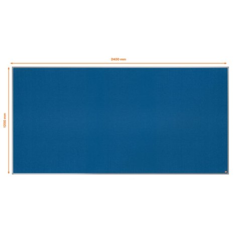Tablica ogłoszeniowa filcowa Nobo Essence 2400x1200mm, niebieska 1915439
