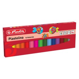 Plastelina 16 kolorów 300022655 HERLITZ