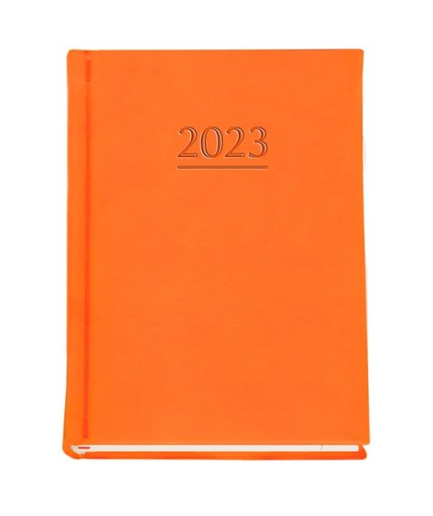 Terminarz MARTA B6 2026 - pomarańczowy Michalczyk i Prokop T-215V-P 120x165mm kalendarz 1 tydzień na 2 stronach