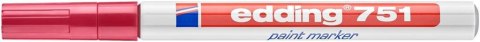 Marker lakierowy 1-2mm 751 czerwony EDDING końcówka okrągła SALE