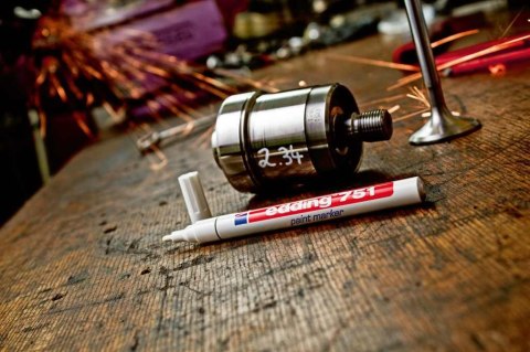 Marker lakierowy 1-2mm 751 czerwony EDDING końcówka okrągła SALE