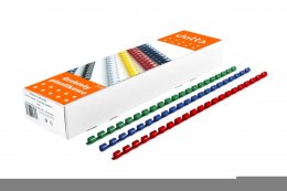 Grzbiety do bindowania DOTTS 22 mm zielone, opakowanie 50 szt.