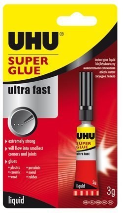 Klej UHU SUPER GLUE CONTROL BLISTER 3g 36015 UHU
