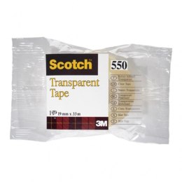 Nowy indeks tak1280011 Taśma biurowa SCOTCH transparent (550), 19mm, 33m, w folii