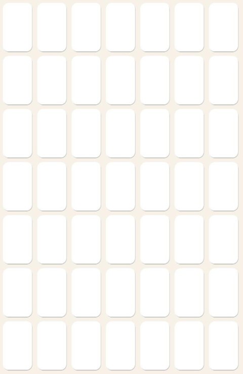 Minietykiety Avery Zweckform 3072 16 x 9 6ark. Białe, do opisywania ręcznego (X)